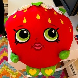 Shopkins Strawberry kiss plush pillow